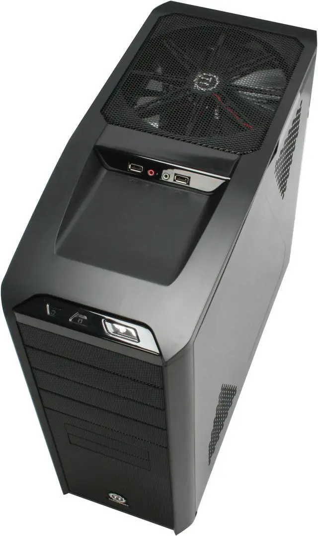 Alt view image 9 of 12 - Thermaltake V9 VJ40001W2Z Black 0.8mm SECC Steel ATX Mid Tower Computer Case