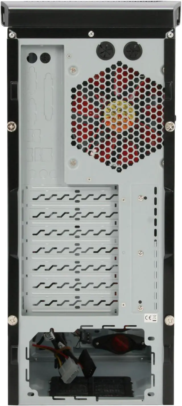 Alt view image 11 of 12 - Thermaltake V9 VJ40001W2Z Black 0.8mm SECC Steel ATX Mid Tower Computer Case