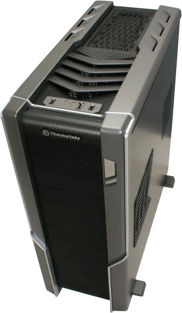 Alt view image 10 of 13 - Thermaltake Spedo Advance Package VI90001W2Z Black 0.8 mm SECC Steel ATX Full Tower Computer Case