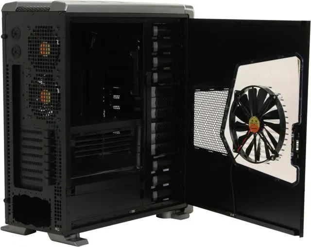 Alt view image 6 of 13 - Thermaltake Spedo Advance Package VI90001W2Z Black 0.8 mm SECC Steel ATX Full Tower Computer Case