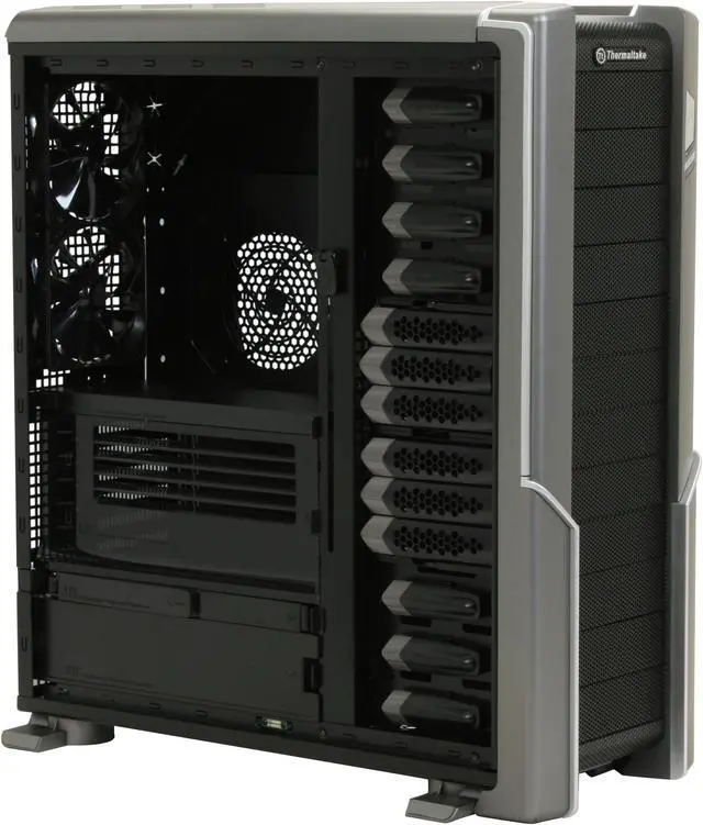 Alt view image 9 of 13 - Thermaltake Spedo Advance Package VI90001W2Z Black 0.8 mm SECC Steel ATX Full Tower Computer Case