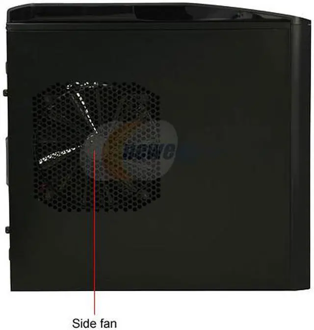 Alt view image 4 of 12 - Thermaltake V9 Black Edition ATX Computer Gaming Chassis with Dual Oversized 230mm Ultra-Silent Cooling Fans VJ400G1N2Z Mid Tower