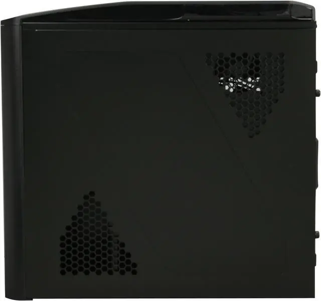 Alt view image 10 of 12 - Thermaltake V9 Black Edition ATX Computer Gaming Chassis with Dual Oversized 230mm Ultra-Silent Cooling Fans VJ400G1N2Z Mid Tower
