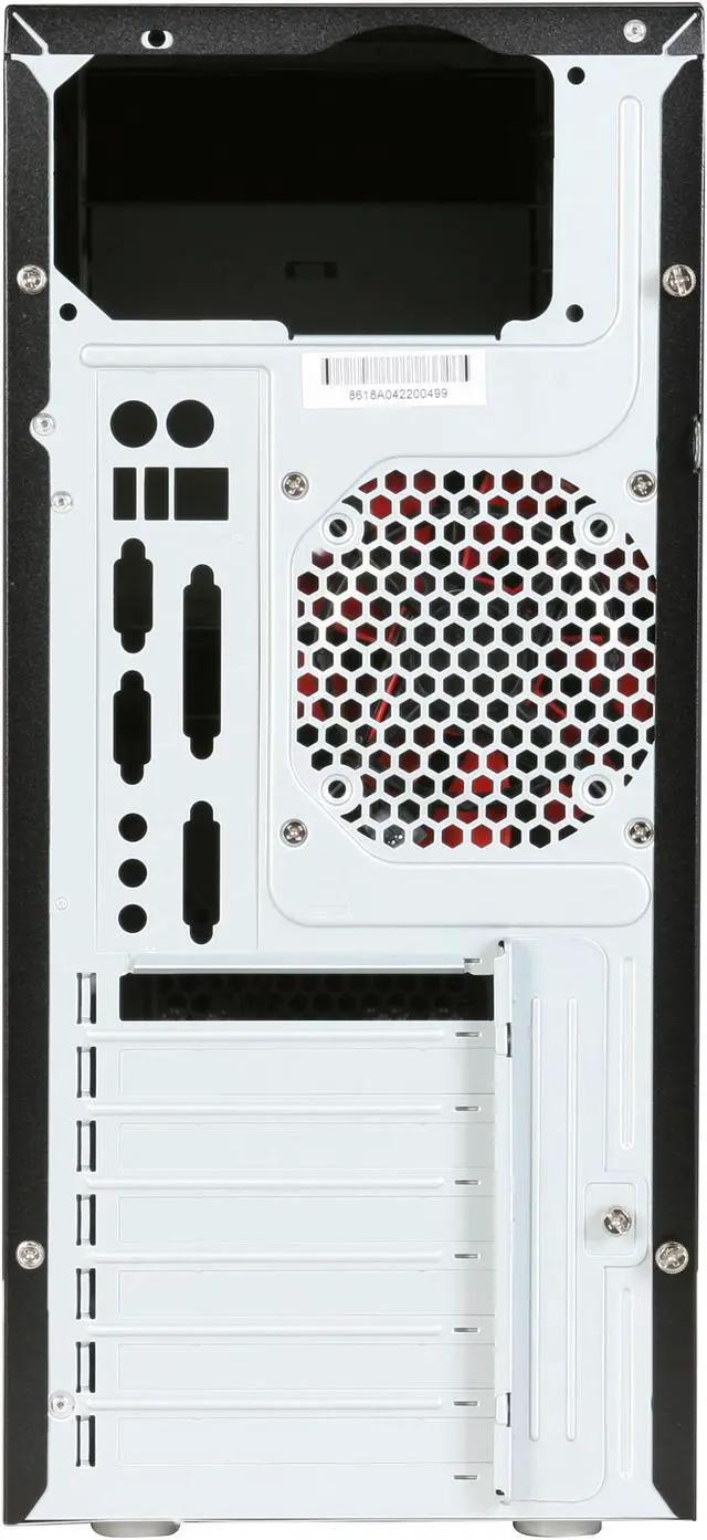 Alt view image 11 of 12 - Thermaltake WingRS 200 VJ70001N2Z Black SECC ATX Mid Tower Computer Case