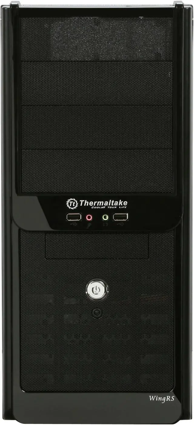 Alt view image 2 of 11 - Thermaltake WingRS 201 VJ60001N2Z Black SECC ATX Mid Tower Computer Case