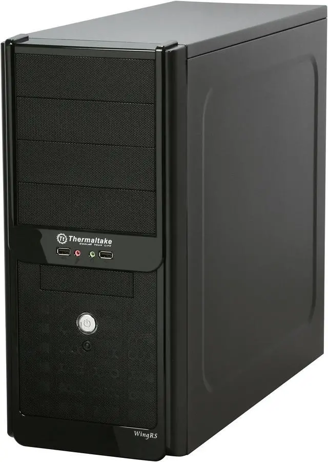 Alt view image 3 of 11 - Thermaltake WingRS 201 VJ60001N2Z Black SECC ATX Mid Tower Computer Case