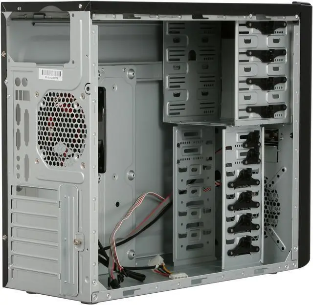 Alt view image 6 of 11 - Thermaltake WingRS 201 VJ60001N2Z Black SECC ATX Mid Tower Computer Case