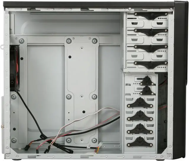 Alt view image 7 of 11 - Thermaltake WingRS 201 VJ60001N2Z Black SECC ATX Mid Tower Computer Case