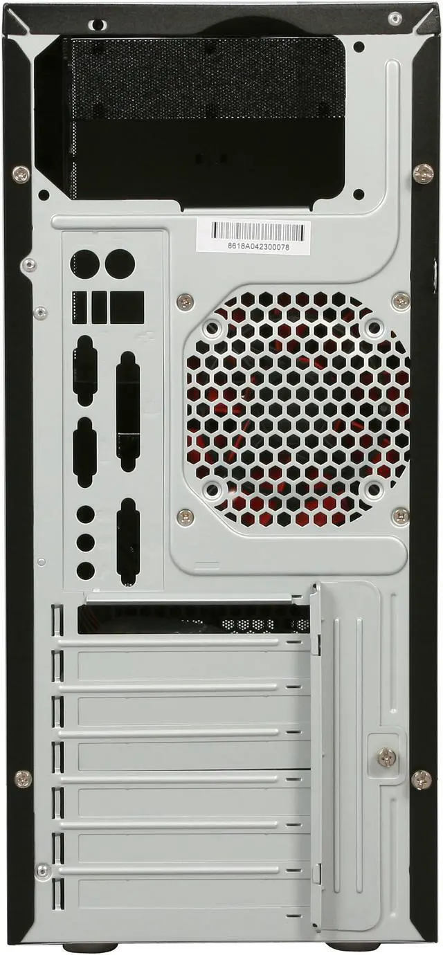 Alt view image 10 of 11 - Thermaltake WingRS 201 VJ60001N2Z Black SECC ATX Mid Tower Computer Case