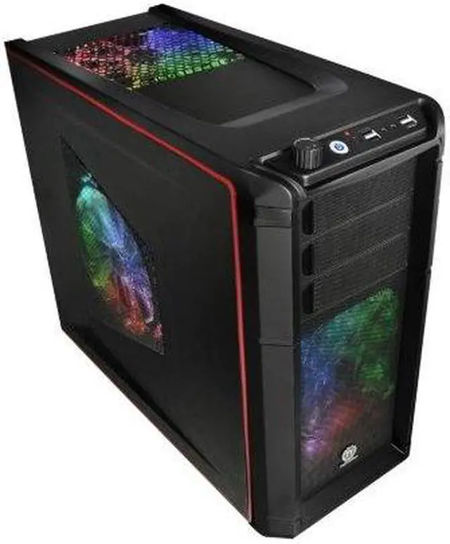 Alt view image 3 of 10 - Thermaltake Element G VL10001W2Z Black Steel / Plastic ATX Mid Tower Computer Case