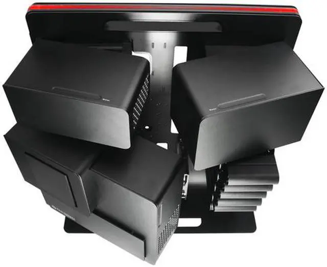 Alt view image 4 of 12 - Thermaltake Level 10 VL30001N1Z Black Aluminum ATX Super Full Tower Gaming Station Computer Case