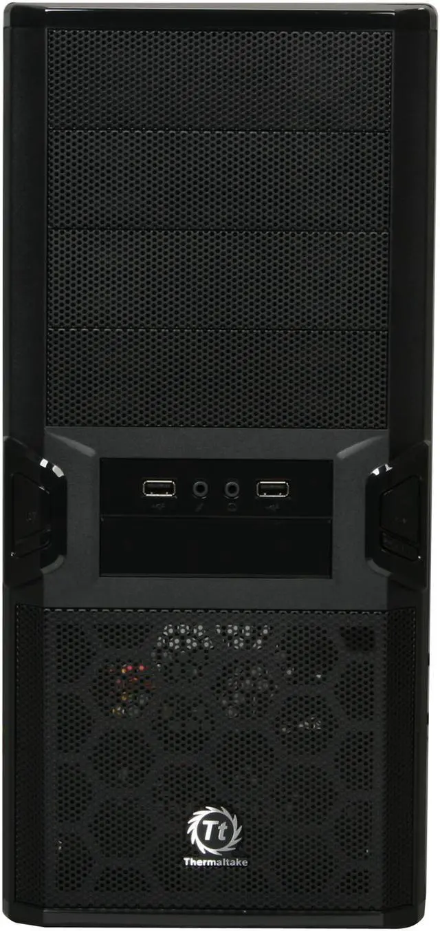 Alt view image 4 of 11 - Thermaltake V3 Black Edition VL80001W2Z Black SECC / Plastic ATX Mid Tower Computer Case