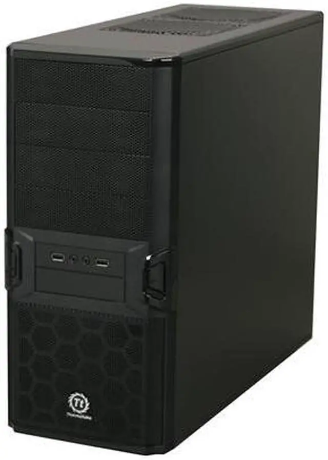 Alt view image 5 of 11 - Thermaltake V3 Black Edition VL80001W2Z Black SECC / Plastic ATX Mid Tower Computer Case