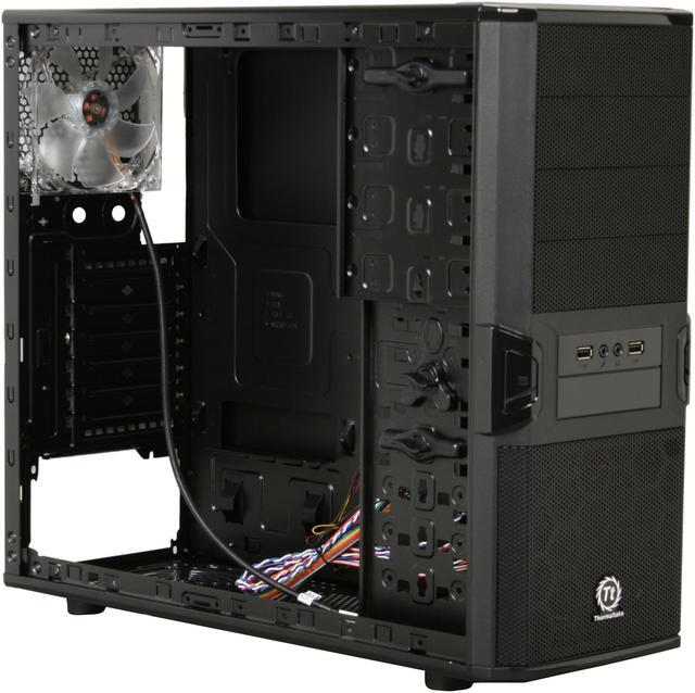 Alt view image 9 of 11 - Thermaltake V3 Black Edition VL80001W2Z Black SECC / Plastic ATX Mid Tower Computer Case