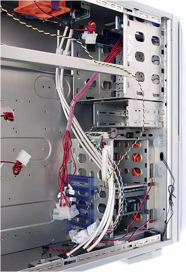 Alt view image 7 of 9 - Thermaltake XASER III V2000A Silver Aluminum Super Tower Computer Case