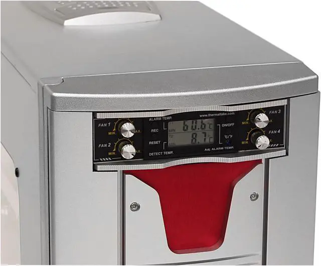 Alt view image 3 of 9 - Thermaltake XASER III V2000A Silver Aluminum Super Tower Computer Case