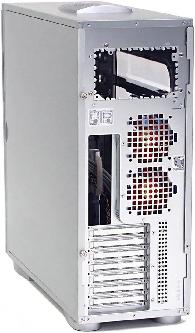 Alt view image 8 of 9 - Thermaltake XASER III V2000A Silver Aluminum Super Tower Computer Case