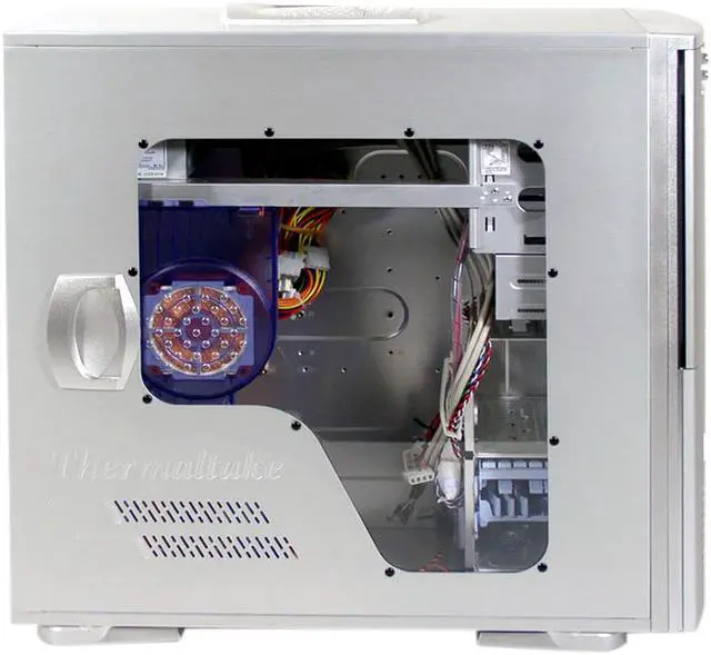 Alt view image 4 of 9 - Thermaltake Xaser III V2420A Silver Aluminum ATX Mid Tower Computer Case 420W Silent Purepower Power Supply