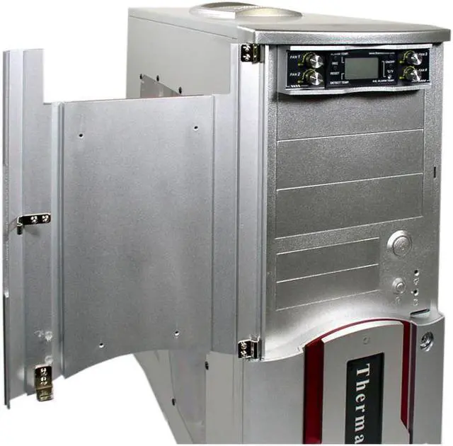 Alt view image 6 of 9 - Thermaltake Xaser III V2420A Silver Aluminum ATX Mid Tower Computer Case 420W Silent Purepower Power Supply