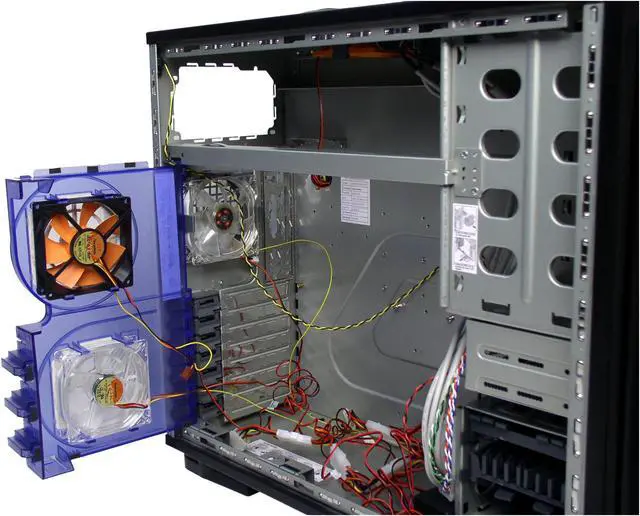 Alt view image 5 of 8 - Thermaltake XaserV Wingo V7000A Black Steel / Plastic ATX Full Tower Computer Case