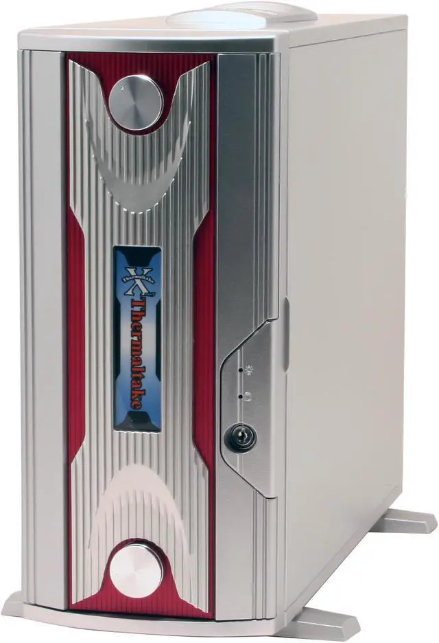 Alt view image 3 of 17 - Thermaltake XaserV WinGo V8000A Silver Chassis: 1.0 mm Aluminum, Front Door: Plastic ATX Mid Tower Computer Case