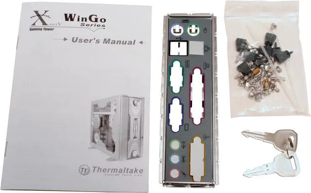 Alt view image 13 of 17 - Thermaltake XaserV WinGo V8000A Silver Chassis: 1.0 mm Aluminum, Front Door: Plastic ATX Mid Tower Computer Case