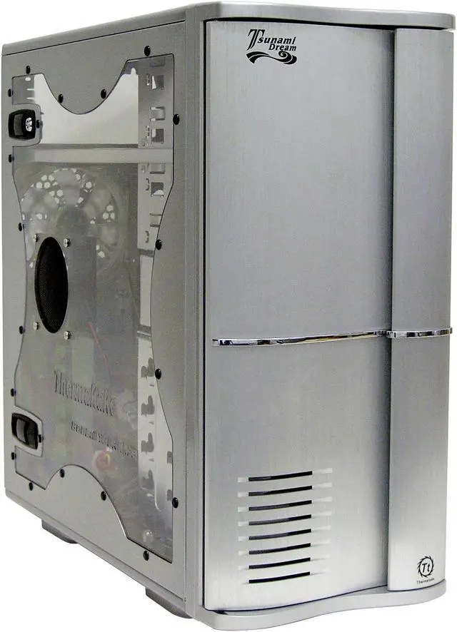 Alt view image 2 of 10 - Thermaltake Tsunami VA3000SWA Silver Aluminum Modern Dream Tower Chassis Computer Case