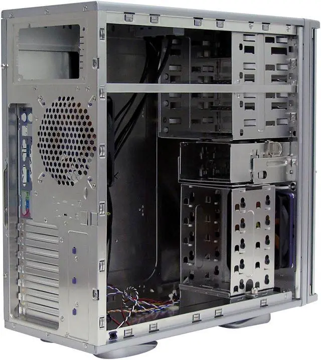 Alt view image 7 of 9 - Thermaltake Tsunami VA3000SNA Silver 0.8 mm All aluminum made ATX Mid Tower Computer Case