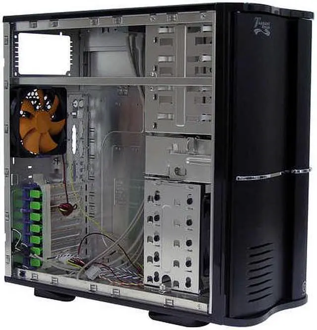 Alt view image 8 of 9 - Thermaltake Tsunami VA3000BNA Black Aluminum ATX Mid Tower Computer Case