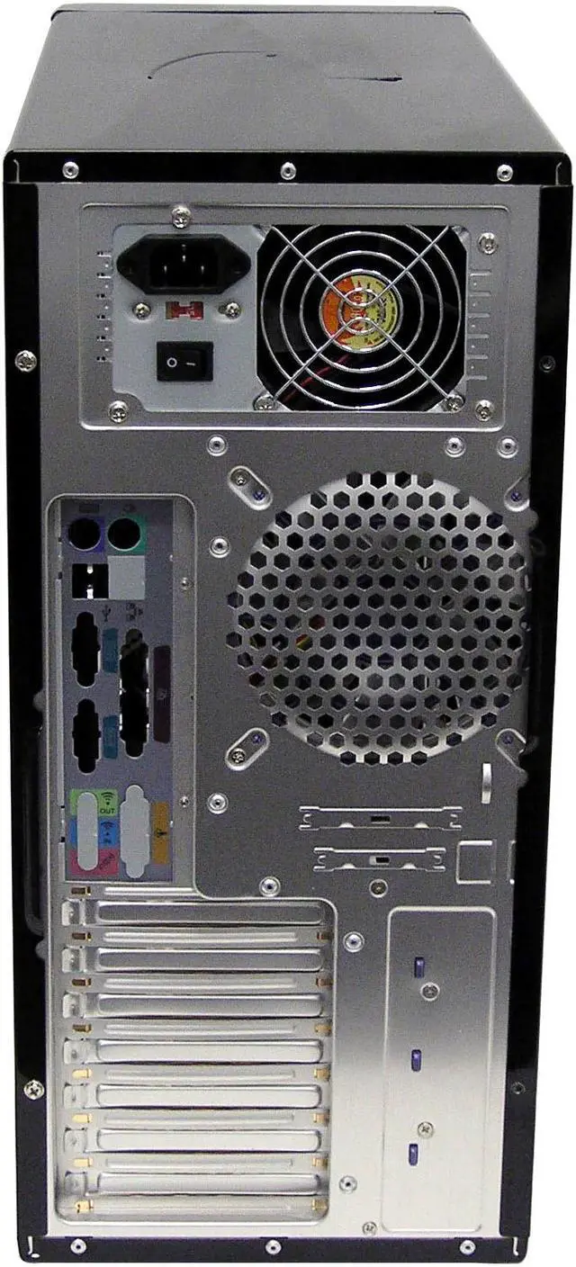 Alt view image 8 of 16 - Thermaltake Tsunami VA3400BWA Black- Mirror Coating Aluminum ATX Mid Tower Computer Case 400W Power Supply