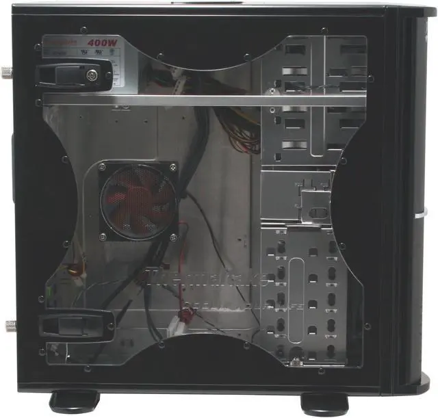 Alt view image 7 of 16 - Thermaltake Tsunami VA3400BWA Black- Mirror Coating Aluminum ATX Mid Tower Computer Case 400W Power Supply