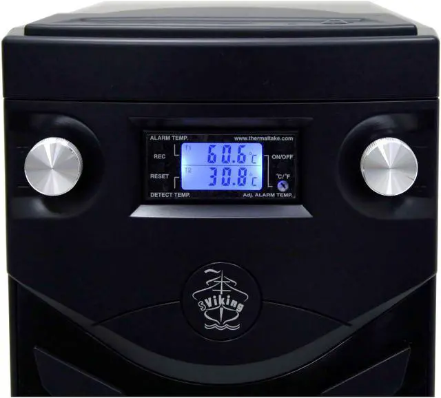 Alt view image 8 of 10 - Thermaltake SViking VA4000BWS Black 0.8 mm SECC Chassis ATX Mid Tower Computer Case