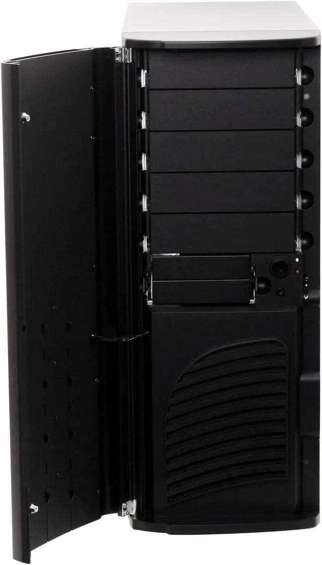 Alt view image 4 of 13 - Thermaltake SHARK VA7000BWA Black Aluminum ATX Full Tower Computer Case