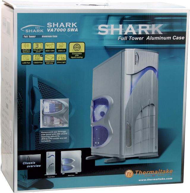 Alt view image 13 of 13 - Thermaltake SHARK VA7000SWA Silver 1.0 mm All aluminum ATX Full Tower Computer Case