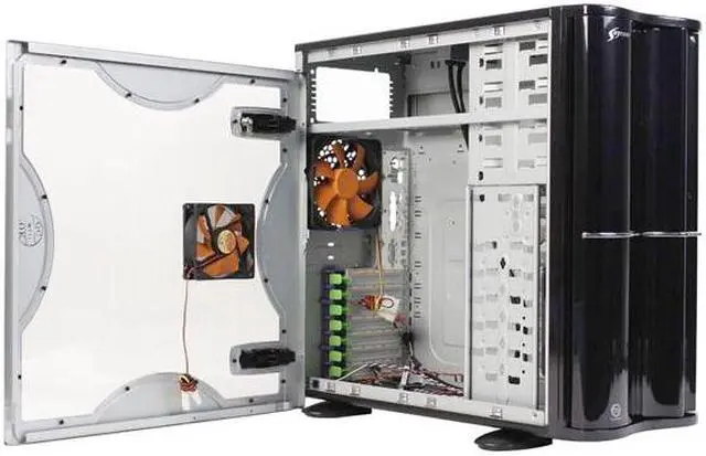 Alt view image 5 of 11 - Thermaltake SOPRANO VB1000BWS Black 0.8mm SECC Chassis, Plastic Front Door ATX Mid Tower Computer Case