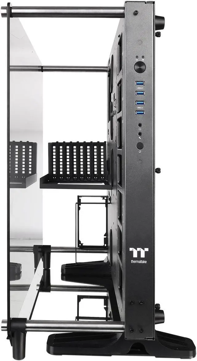 Alt view image 2 of 9 - Thermaltake Core P5 TG Ti ATX Vertical GPU Modular Gaming Open Frame Computer Case CA-1E7-00M9WN-00
