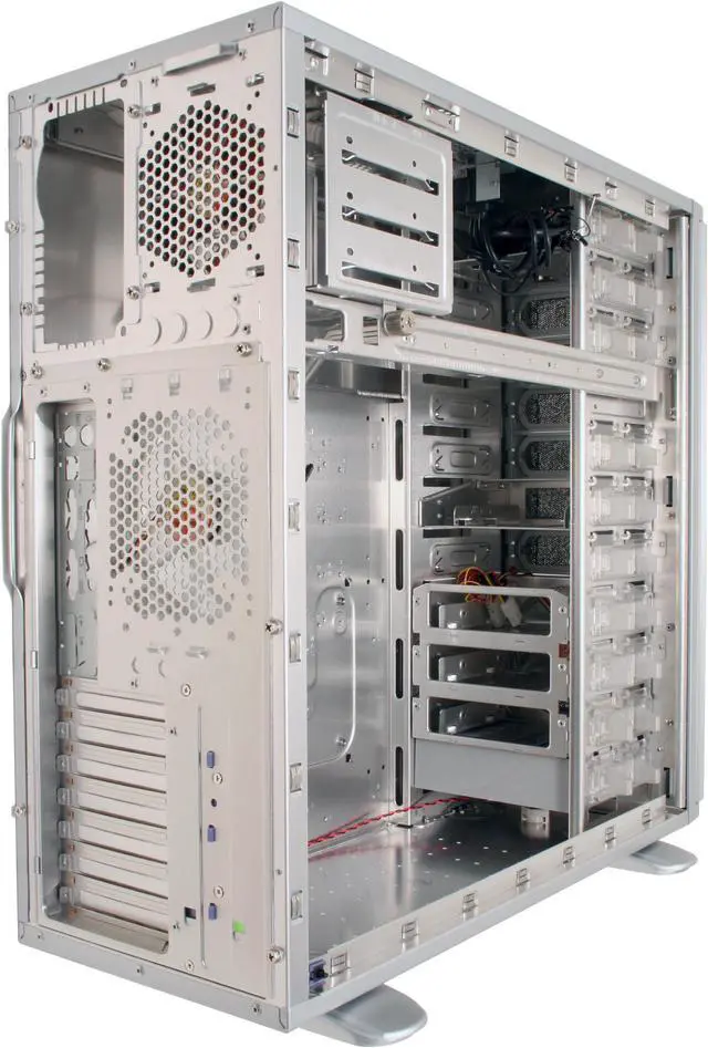 Alt view image 15 of 16 - Thermaltake Armor VA8000SWA Silver Aluminum ATX Full Tower Computer Case