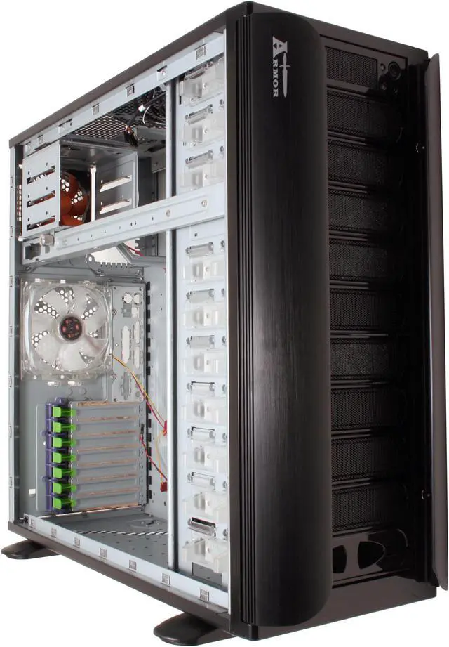 Alt view image 9 of 12 - Thermaltake Armor VA8000BNS Black Chassis: 1.0mm SECC, Front Bezel: Aluminum ATX Full Tower Computer Case