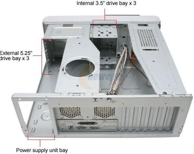 Alt view image 7 of 9 - Thermaltake Mozart Media Lab VC4000SNS Silver/ Black Aluminum / Steel ATX Desktop Computer Case
