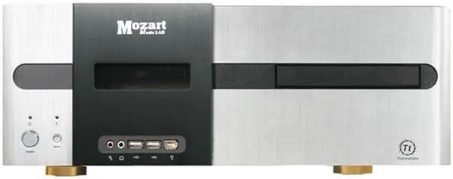 Alt view image 3 of 9 - Thermaltake Mozart Media Lab VC4000SNS Silver/ Black Aluminum / Steel ATX Desktop Computer Case