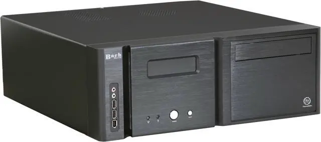 Main image of Thermaltake Black Aluminum / Steel Bach Media Lab VB8000BNS ATX Media Center / HTPC Case