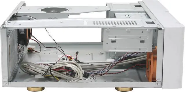 Alt view image 7 of 10 - Thermaltake Silver Aluminum / Steel Bach Media Lab VB8000SNS ATX Media Center / HTPC Case