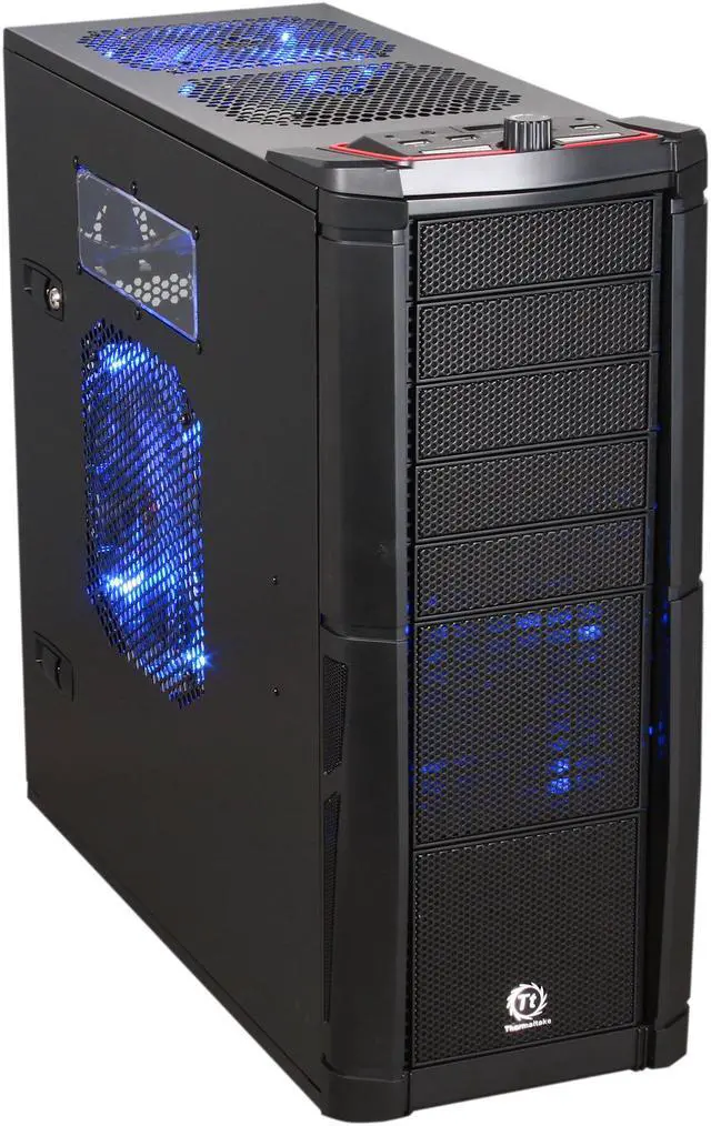 Main image of Thermaltake Element V Black Edition Steel Full Tower Computer Case Colorshift Fans VL200K1W2Z