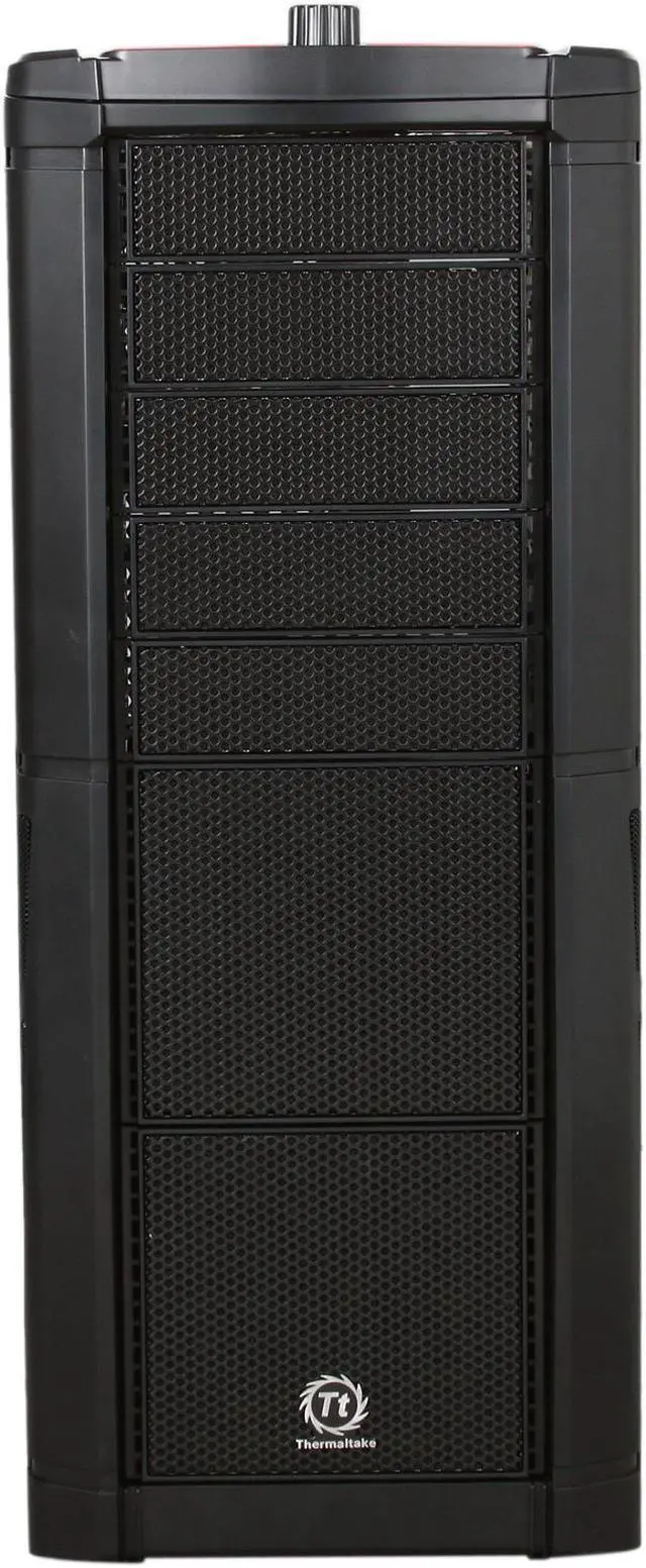 Alt view image 4 of 15 - Thermaltake Element V Black Edition Steel Full Tower Computer Case Colorshift Fans VL200K1W2Z