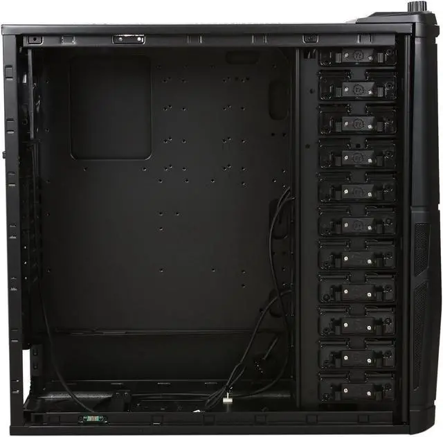 Alt view image 8 of 15 - Thermaltake Element V Black Edition Steel Full Tower Computer Case Colorshift Fans VL200K1W2Z