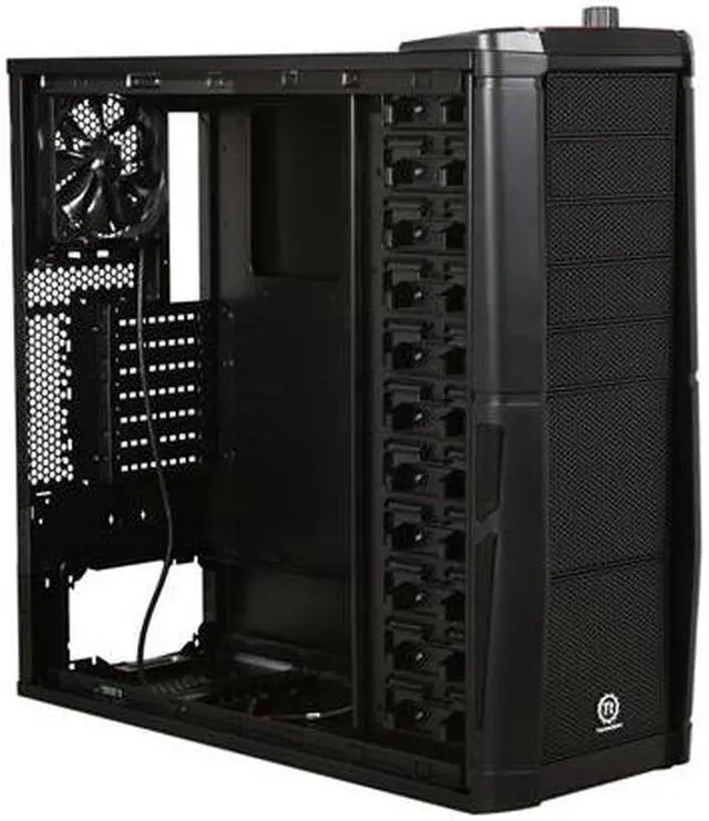 Alt view image 9 of 15 - Thermaltake Element V Black Edition Steel Full Tower Computer Case Colorshift Fans VL200K1W2Z