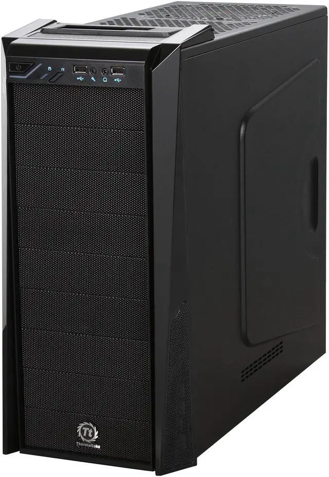 Alt view image 4 of 15 - Thermaltake V6 BlacX Edition Gaming Chassis Mid Tower Steel Computer Case BlacX Top Mounted HDD Docking Station VM100M1W2Z