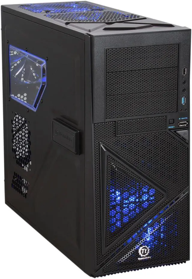 Alt view image 3 of 14 - Thermaltake Armor A60 Gaming Mid-Tower Chassis With Cable Management Water Cooling SSD Support And Tool-Less Installation VM20001W2Z