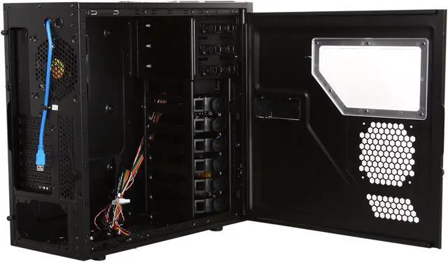 Alt view image 8 of 14 - Thermaltake Armor A60 Gaming Mid-Tower Chassis With Cable Management Water Cooling SSD Support And Tool-Less Installation VM20001W2Z