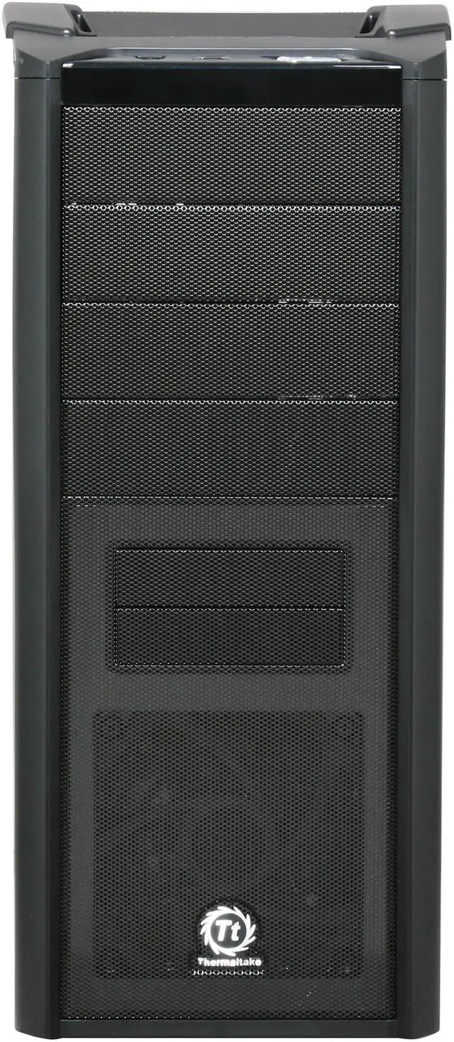 Alt view image 2 of 11 - Thermaltake V9 BlacX Edition Gaming Chassis Mid Tower Steel Computer Case BlacX Top Mounted Dual HDD Docking Stations VM400M1W2Z